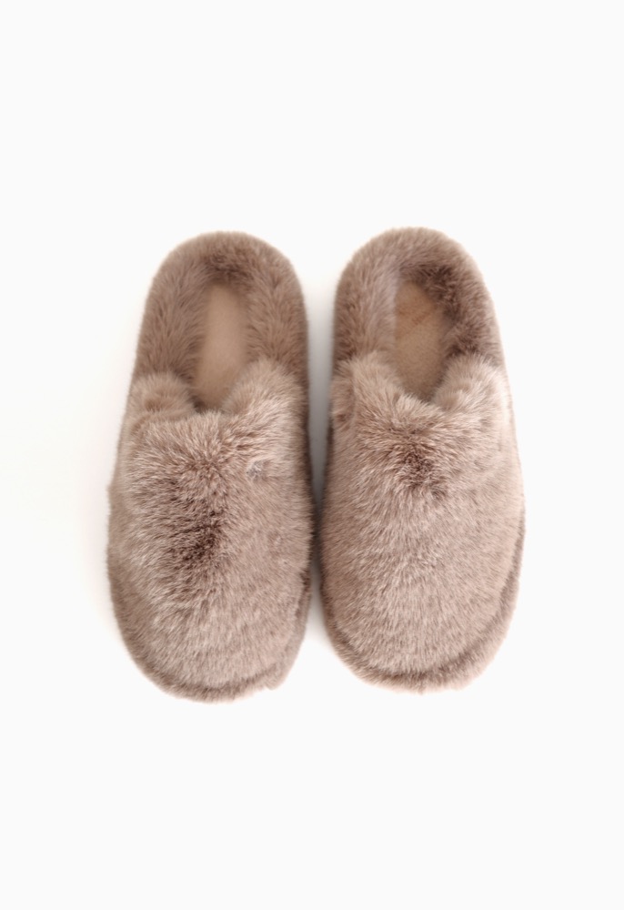 fur slippers(3colors)