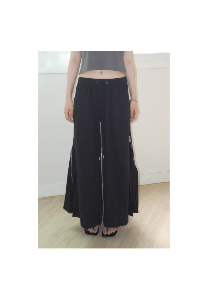 zipper skirt(2colors)