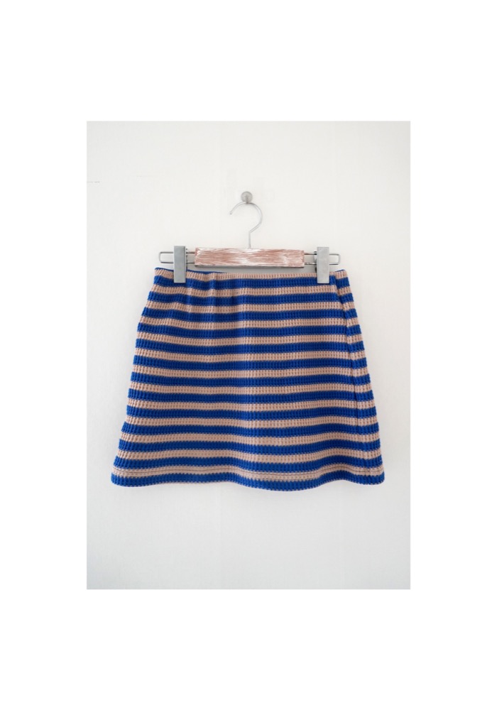 stripe banding skirt