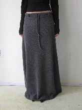 cotton maxi skirt(2colors)