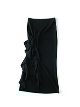 side shirring skirt
